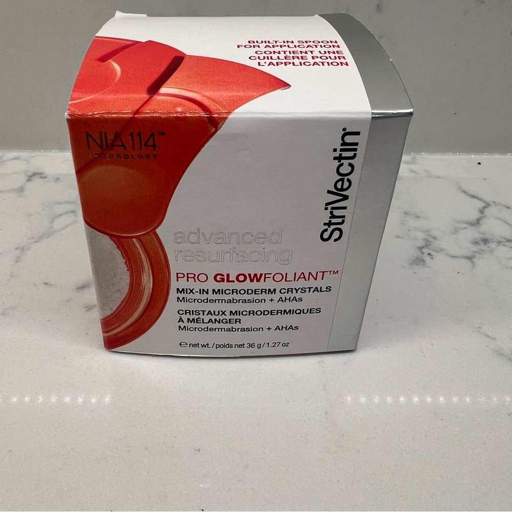 StriVectin Pro Glowfoliant Mix-In Microderm Crystals 1.27 oz New & Authentic